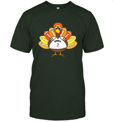 Cool Thanksgiving Football Shirt _ Gobble Player Turkey Gift Men's T-Shirt Men's T-Shirt - HHHstores