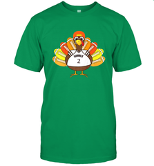 Cool Thanksgiving Football Shirt _ Gobble Player Turkey Gift Men's T-Shirt Men's T-Shirt - HHHstores