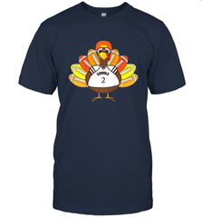 Cool Thanksgiving Football Shirt _ Gobble Player Turkey Gift Men's T-Shirt Men's T-Shirt - HHHstores