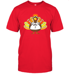 Cool Thanksgiving Football Shirt _ Gobble Player Turkey Gift Men's T-Shirt Men's T-Shirt - HHHstores