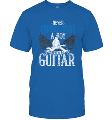 Guitarist Men Boys  Never Underestimate A Boy With A Guitar Men's T-Shirt Men's T-Shirt - HHHstores
