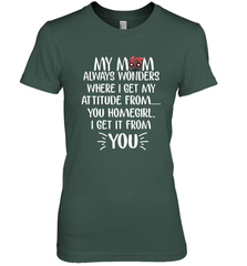 HOCKEY My Mom Always Wonders Women's Premium T-Shirt Women's Premium T-Shirt - HHHstores