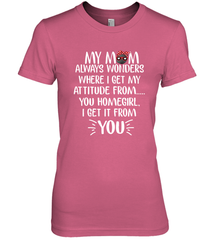 HOCKEY My Mom Always Wonders Women's Premium T-Shirt Women's Premium T-Shirt - HHHstores