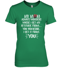HOCKEY My Mom Always Wonders Women's Premium T-Shirt Women's Premium T-Shirt - HHHstores