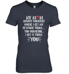 HOCKEY My Mom Always Wonders Women's Premium T-Shirt Women's Premium T-Shirt - HHHstores