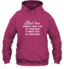 Real love funny quotes for valentine Hooded Sweatshirt Hooded Sweatshirt - HHHstores