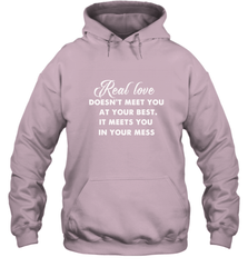 Real love funny quotes for valentine Hooded Sweatshirt Hooded Sweatshirt - HHHstores