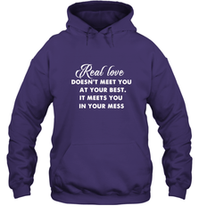 Real love funny quotes for valentine Hooded Sweatshirt Hooded Sweatshirt - HHHstores