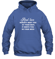 Real love funny quotes for valentine Hooded Sweatshirt Hooded Sweatshirt - HHHstores