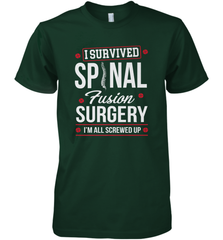 I Survived Spinal Fusion Surgery Men's Premium T-Shirt Men's Premium T-Shirt - HHHstores