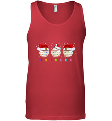Three Baseball Balls Christmas Gift Santa Xmas lights Snow Men's Tank Top Men's Tank Top - HHHstores