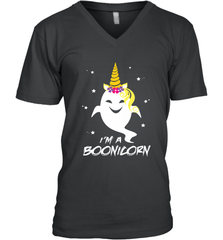 I'm A Boonicorn Cute Halloween Unicorn Boo Ghost Men's V-Neck Men's V-Neck - HHHstores