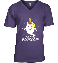 I'm A Boonicorn Cute Halloween Unicorn Boo Ghost Men's V-Neck Men's V-Neck - HHHstores