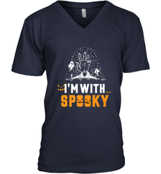 Spooky Halloween Costume Scary Gift Men's V-Neck