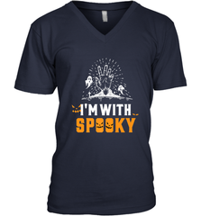 Spooky Halloween Costume Scary Gift Men's V-Neck Men's V-Neck - HHHstores