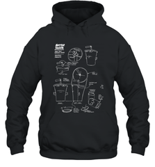Aqua Teen Hunger Force Master Shake Sculptin Diagram Hooded Sweatshirt Hooded Sweatshirt - HHHstores