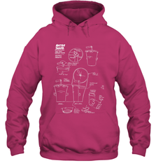 Aqua Teen Hunger Force Master Shake Sculptin Diagram Hooded Sweatshirt Hooded Sweatshirt - HHHstores