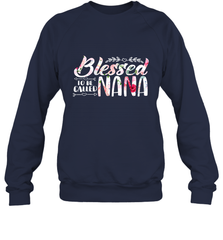 Blessed to be called Nana Crewneck Sweatshirt Crewneck Sweatshirt - HHHstores