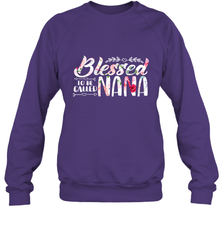 Blessed to be called Nana Crewneck Sweatshirt Crewneck Sweatshirt - HHHstores