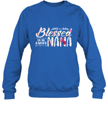 Blessed to be called Nana Crewneck Sweatshirt Crewneck Sweatshirt - HHHstores