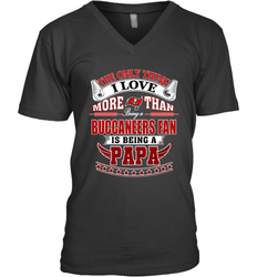 NFL The Only Thing I Love More Than Being A Tampa Bay Buccaneers Fan Is Being A Papa Football Men's V-Neck