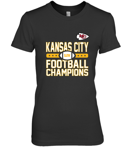 Kansas City Sideline Football _ The City Of Champions LIV Women's Premium T-Shirt Women's Premium T-Shirt / Black / XS Women's Premium T-Shirt - HHHstores