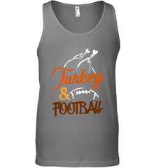 Turkey And Football Thanksgiving Day Football Fan Holiday Men's Tank Top Men's Tank Top - HHHstores