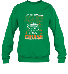 My Broom Broke So Now I Am A Nurse Halloween Costume Crewneck Sweatshirt Crewneck Sweatshirt - HHHstores