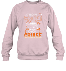 My Broom Broke So Now I Am A Nurse Halloween Costume Crewneck Sweatshirt Crewneck Sweatshirt - HHHstores