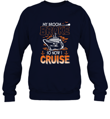 My Broom Broke So Now I Am A Nurse Halloween Costume Crewneck Sweatshirt Crewneck Sweatshirt - HHHstores