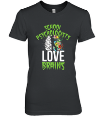 School Psychologists Love Brains Halloween Teacher Women's Premium T-Shirt Women's Premium T-Shirt - HHHstores