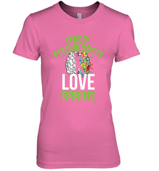 School Psychologists Love Brains Halloween Teacher Women's Premium T-Shirt Women's Premium T-Shirt - HHHstores