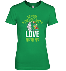 School Psychologists Love Brains Halloween Teacher Women's Premium T-Shirt Women's Premium T-Shirt - HHHstores