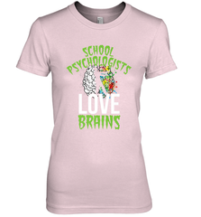 School Psychologists Love Brains Halloween Teacher Women's Premium T-Shirt Women's Premium T-Shirt - HHHstores