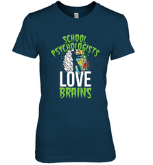 School Psychologists Love Brains Halloween Teacher Women's Premium T-Shirt Women's Premium T-Shirt - HHHstores