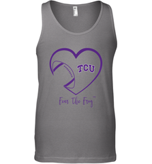 TCU Horned Frogs Football Inside Heart  Team Men's Tank Top Men's Tank Top - HHHstores