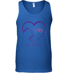 TCU Horned Frogs Football Inside Heart  Team Men's Tank Top Men's Tank Top - HHHstores