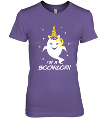 I'm A Boonicorn Cute Halloween Unicorn Boo Ghost Women's Premium T-Shirt Women's Premium T-Shirt - HHHstores