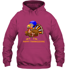 Cool Happy Thanksgiving Football Shirt Gobble Player Turkey Hooded Sweatshirt Hooded Sweatshirt - HHHstores