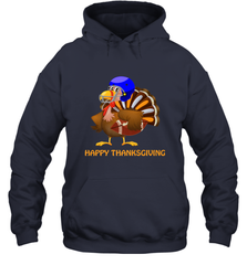 Cool Happy Thanksgiving Football Shirt Gobble Player Turkey Hooded Sweatshirt Hooded Sweatshirt - HHHstores
