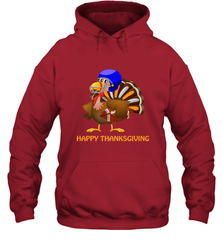 Cool Happy Thanksgiving Football Shirt Gobble Player Turkey Hooded Sweatshirt Hooded Sweatshirt - HHHstores