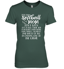 Being A Softball Mom Isnt Easy Women's Premium T-Shirt Women's Premium T-Shirt - HHHstores