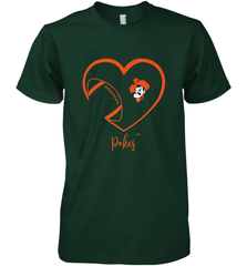 Oklahoma State Cowboys Football Inside Heart  Team Men's Premium T-Shirt Men's Premium T-Shirt - HHHstores