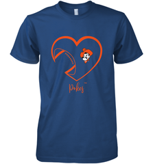 Oklahoma State Cowboys Football Inside Heart  Team Men's Premium T-Shirt Men's Premium T-Shirt - HHHstores