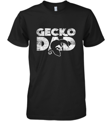Vintage Gecko Dad  Animal Daddy Fathers Day Gecko Men's Premium T-Shirt Men's Premium T-Shirt - HHHstores