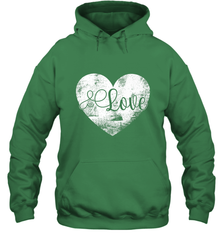 Love Valentines Day Heart Vintage Gift For Men Women Hooded Sweatshirt Hooded Sweatshirt - HHHstores