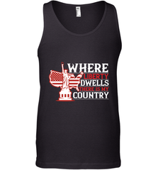 Where liberty dwells, there is my country 01 Men's Tank Top Men's Tank Top - HHHstores