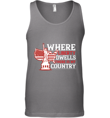 Where liberty dwells, there is my country 01 Men's Tank Top Men's Tank Top - HHHstores