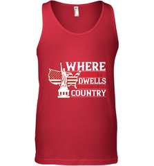 Where liberty dwells, there is my country 01 Men's Tank Top Men's Tank Top - HHHstores