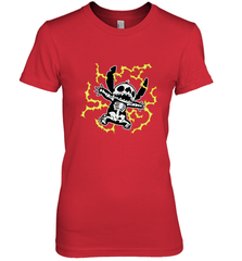 Disney Stitch Skeleton Halloween Women's Premium T-Shirt Women's Premium T-Shirt - HHHstores